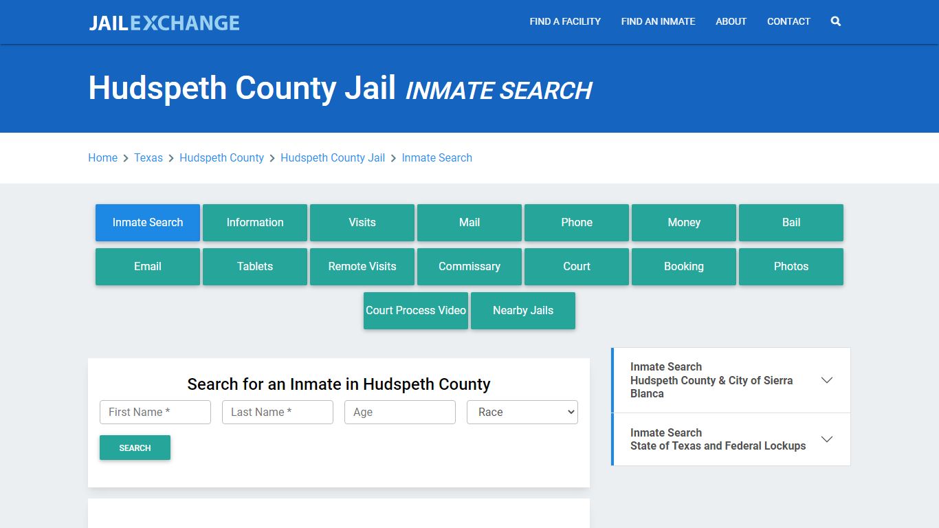 Hudspeth County Jail, TX Inmate Search: Roster & Mugshots